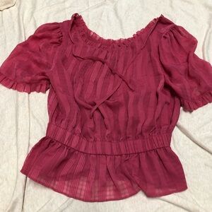 Ann Taylor Pink Top